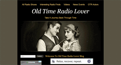Desktop Screenshot of oldtimeradiolover.com